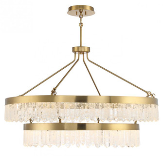 Landon 2-Light LED Pendant in Warm Brass (128|7-1622-117-322)