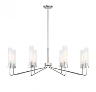 Baker 8-Light Chandelier in Polished Nickel (128|1-8860-8-109)