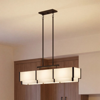 Orleans 5-Light Linear Chandelier in Black Cashmere (128|1-2330-5-50)