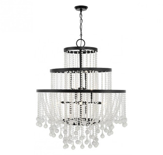 Luna 15-Light Chandelier in Matte Black (128|1-1868-15-89)