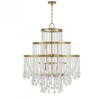 Luna 15-Light Chandelier in Warm Brass (128|1-1868-15-322)