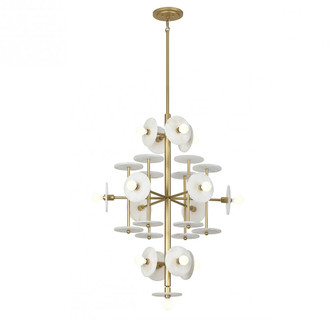 Amani 15-Light Chandelier in Royal Gold (128|1-1592-15-38)
