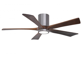 Irene-5HLK-52'' Five Blade Flush Mount Paddle Fan-5CCT Integrated LED-Brushed Pewter Finish (230|IR5HLK-BP-WA-52)