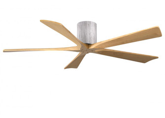Irene-5H - 60'' Five Blade Flush Mount Paddle Fan - Barn Wood Tone Finish - Light Maple Tone Blad (230|IR5H-BW-LM-60)