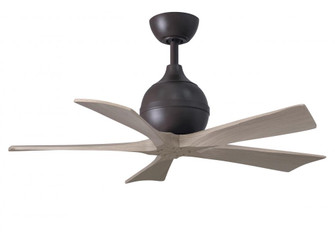 Irene-5 - 42'' Five Blade Paddle Fan - Textured Bronze Finish - Gray Ash Tone Blades (230|IR5-TB-GA-42)