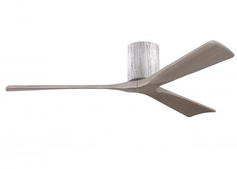 Irene-3H - Three Blade Flush Mount Paddle Fan - 60'' - Barn Wood Finish - Gray Ash Tone Blades (230|IR3H-BW-GA-60)
