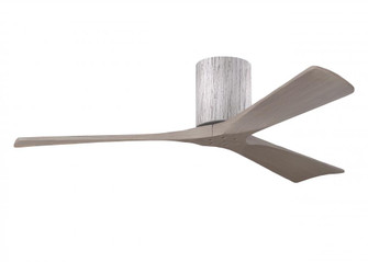 Irene-3H - Three Blade Flush Mount Paddle Fan - 52'' - Barn Wood Finish - Gray Ash Tone Blades (230|IR3H-BW-GA-52)