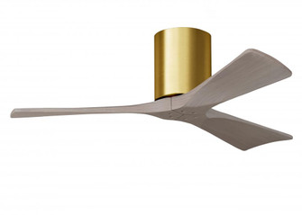 Irene - 3H - Brushed Brass - Gray Ash Tone Blades - 42'' Blades (230|IR3H-BRBR-GA-42)