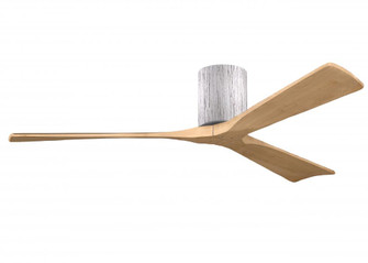 Irene-3H - Three Blade Flush Mount Paddle Fan - 60'' - Barn Wood Finish - Light Maple Tone Blades (230|IR3H-BW-LM-60)