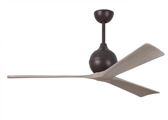 Irene-3 - Three Blade Paddle Fan - 60'' - Textured Bronze Finish - Gray Ash Tone Blades (230|IR3-TB-GA-60)