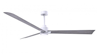 Alessandra-72'' Three Blade Transitional Ceiling Fan-5CCT Integrated LED-Matte White Finish (230|AKLK-MWH-BW-72)