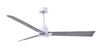 Alessandra-56'' Three Blade Transitional Ceiling Fan-5CCT Integrated LED-Matte White Finish (230|AKLK-MWH-BW-56)