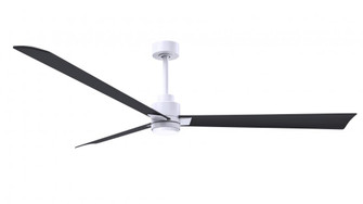 Alessandra-72'' Three Blade Transitional Ceiling Fan-5CCT Integrated LED-Matte White Finish (230|AKLK-MWH-BK-72)