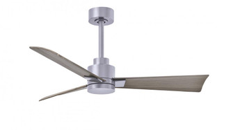 Alessandra-42'' Three Blade Transitional Ceiling Fan-Brushed Nickel Finish-Gray Ash Tone Blades (230|AK-BN-GA-42)