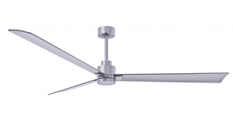 Alessandra 3-blade transitional ceiling fan in brushed nickel finish with brushed nickel blades. O (230|AK-BN-BN-72)