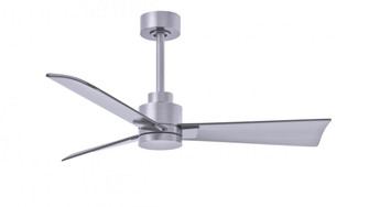 Alessandra 3-blade transitional ceiling fan in brushed nickel finish with brushed nickel blades. O (230|AK-BN-BN-42)