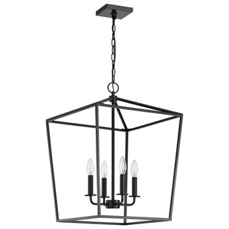 Emma 4 Light Small Pendant; Dark Bronze Finish (81|60/7951)