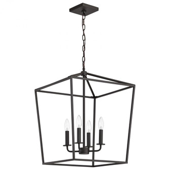 Emma 4 Light Large Pendant; Dark Bronze Finish (81|60/7952)