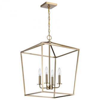 Emma 4 Light Small Pendant; Burnished Brass Finish (81|60/7931)