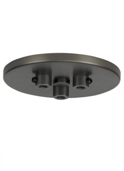 Line-Voltage Mini Canopy 3 Port Round (7355|700TDMRD3TNB)