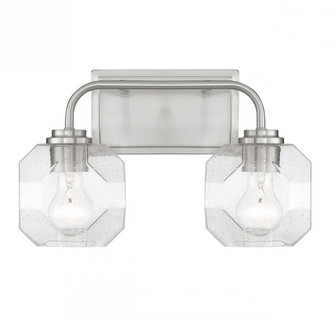 Baldwin 2-Light Bathroom Vanity Light in Satin Nickel (641|V6-L8-4399-2-SN)
