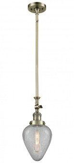 Geneseo - 1 Light - 7 inch - Antique Brass - Stem Hung - Adjustable Mini Pendant (3442|206-AB-G165)
