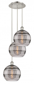 Rochester - 3 Light - 17 inch - Polished Nickel - Cord hung - Multi Pendant (3442|113B-3P-PN-G556-10SM)