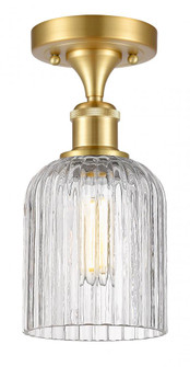 Bridal Veil - 1 Light - 5 inch - Satin Gold - Semi-Flush Mount (3442|516-1C-SG-G559-5CL)