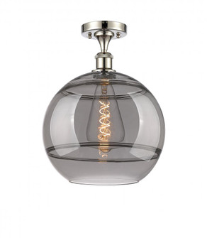 Rochester - 1 Light - 12 inch - Polished Nickel - Semi-Flush Mount (3442|516-1C-PN-G556-12SM)