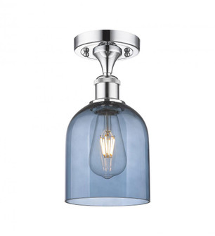 Bella - 1 Light - 6 inch - Polished Chrome - Semi-Flush Mount (3442|516-1C-PC-G558-6BL)