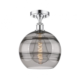 Rochester - 1 Light - 10 inch - Polished Chrome - Semi-Flush Mount (3442|516-1C-PC-G556-10SM)