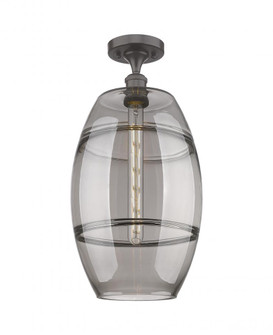 Vaz - 1 Light - 10 inch - Oil Rubbed Bronze - Semi-Flush Mount (3442|516-1C-OB-G557-10SM)