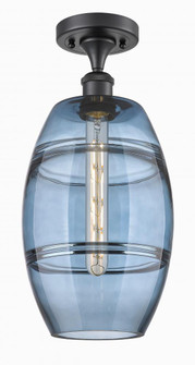 Vaz - 1 Light - 8 inch - Matte Black - Semi-Flush Mount (3442|516-1C-BK-G557-8BL)