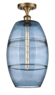 Vaz - 1 Light - 10 inch - Brushed Brass - Semi-Flush Mount (3442|516-1C-BB-G557-10BL)