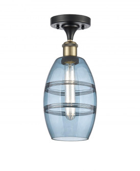 Vaz - 1 Light - 6 inch - Black Antique Brass - Semi-Flush Mount (3442|516-1C-BAB-G557-6BL)