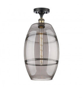 Vaz - 1 Light - 10 inch - Black Antique Brass - Semi-Flush Mount (3442|516-1C-BAB-G557-10SM)