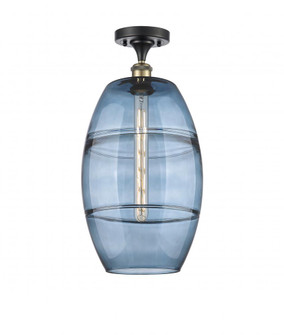 Vaz - 1 Light - 10 inch - Black Antique Brass - Semi-Flush Mount (3442|516-1C-BAB-G557-10BL)