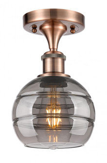 Rochester - 1 Light - 6 inch - Antique Copper - Semi-Flush Mount (3442|516-1C-AC-G556-6SM)