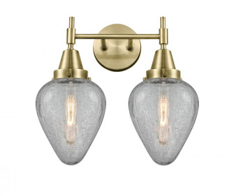 Geneseo - 2 Light - 16 inch - Antique Brass - Bath Vanity Light (3442|447-2W-AB-G165)