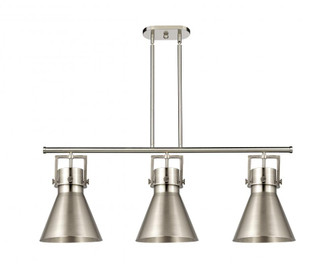Newton Cone - 3 Light - 42 inch - Satin Nickel - Island Light (3442|411-3I-SN-M411-10SN)