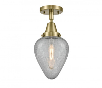 Geneseo - 1 Light - 7 inch - Antique Brass - Semi-Flush Mount (3442|447-1C-AB-G165)