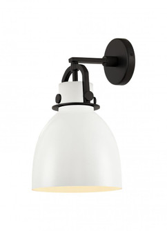 Newton Bell - 1 Light - 8 inch - Matte Black - Sconce (3442|410-1W-BK-M412-8W)