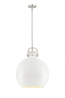 Newton Sphere - 1 Light - 16 inch - Polished Nickel - Pendant (3442|410-1SL-PN-M410-16W)