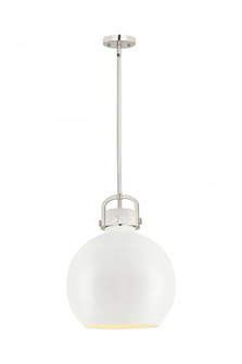 Newton Sphere - 1 Light - 14 inch - Polished Nickel - Pendant (3442|410-1SL-PN-M410-14W)