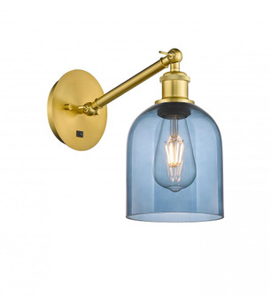 Bella - 1 Light - 6 inch - Satin Gold - Adjustable Sconce (3442|317-1W-SG-G558-6BL)