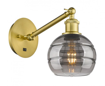 Rochester - 1 Light - 6 inch - Satin Gold - Adjustable Sconce (3442|317-1W-SG-G556-6SM)