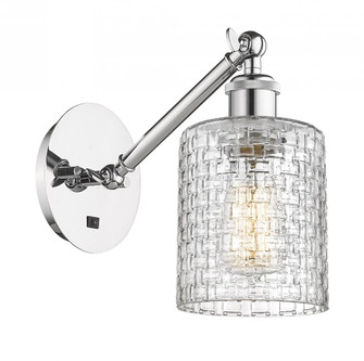 Cobbleskill - 1 Light - 5 inch - Polished Chrome - Adjustable Sconce (3442|317-1W-PC-G112C-5CL)