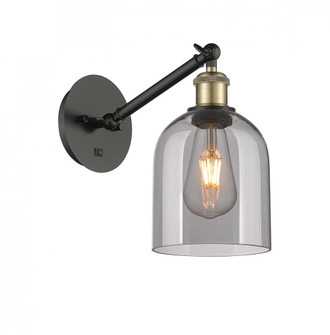 Bella - 1 Light - 6 inch - Black Antique Brass - Adjustable Sconce (3442|317-1W-BAB-G558-6SM)