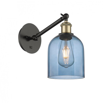 Bella - 1 Light - 6 inch - Black Antique Brass - Adjustable Sconce (3442|317-1W-BAB-G558-6BL)