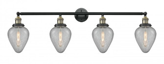 Geneseo - 4 Light - 43 inch - Black Antique Brass - Adjustable Bath Vanity Light (3442|215-BAB-G165)